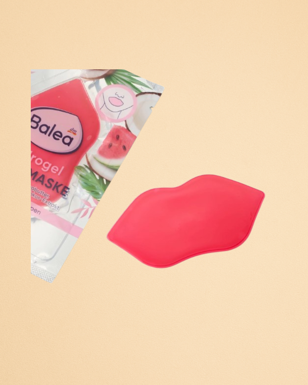 Balea Watermelon Coconut Lip Mask, 1 pc