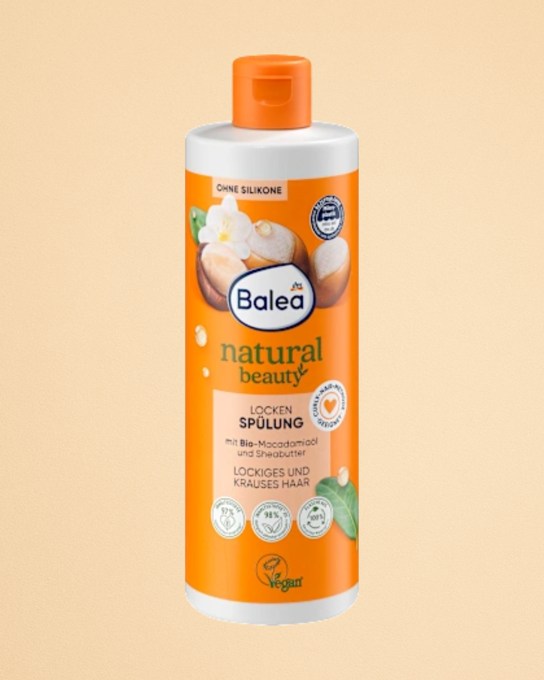 Balea Natural Beauty Conditioner for Curls, 350 ml