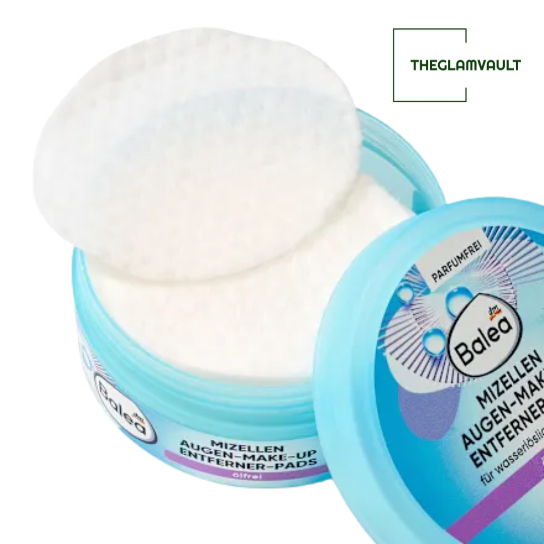 Balea Oil-Free Eye Make-Up Remover Pads, 50 pcs