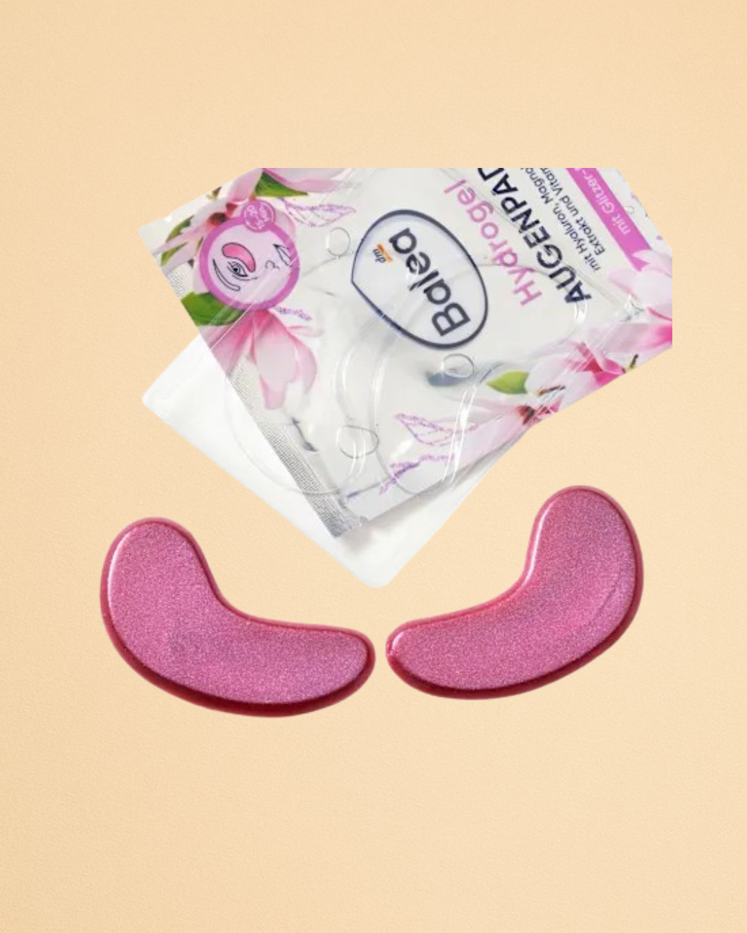 Balea Hydrogel Eye Pads Glitter (1 pair), 2 pcs