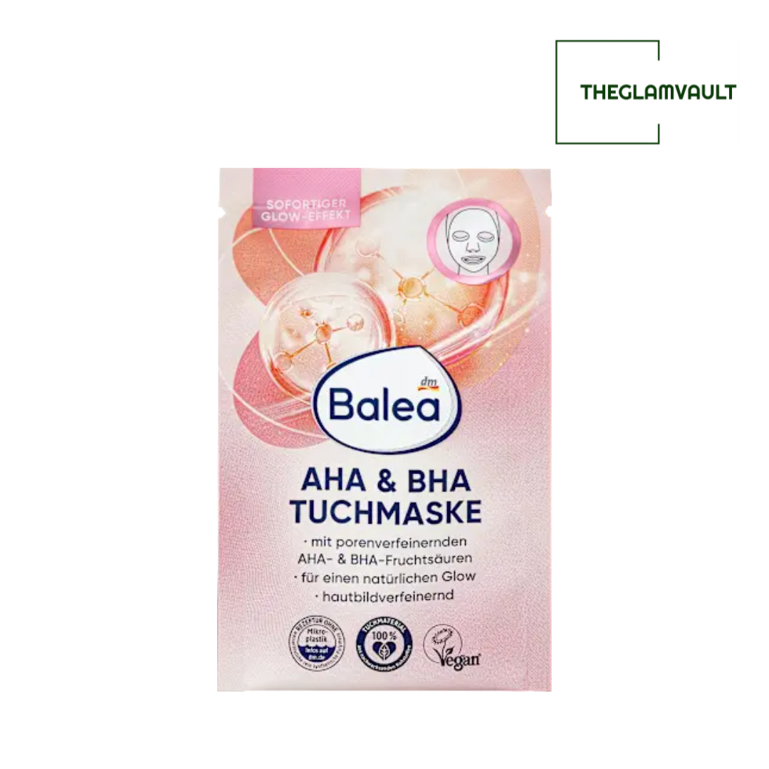 Balea AHA & BHA Sheet Mask, 1 pc