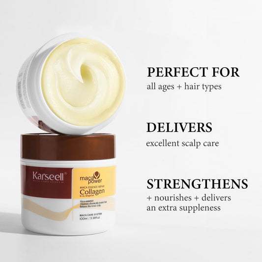 Karseell Maca Essence Repair Collagen for Dry, Damaged Hair 500ml