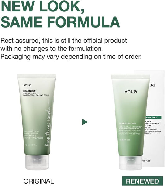 Anua - Heartleaf Quercetinol Pore Deep Cleansing Foam 150ml