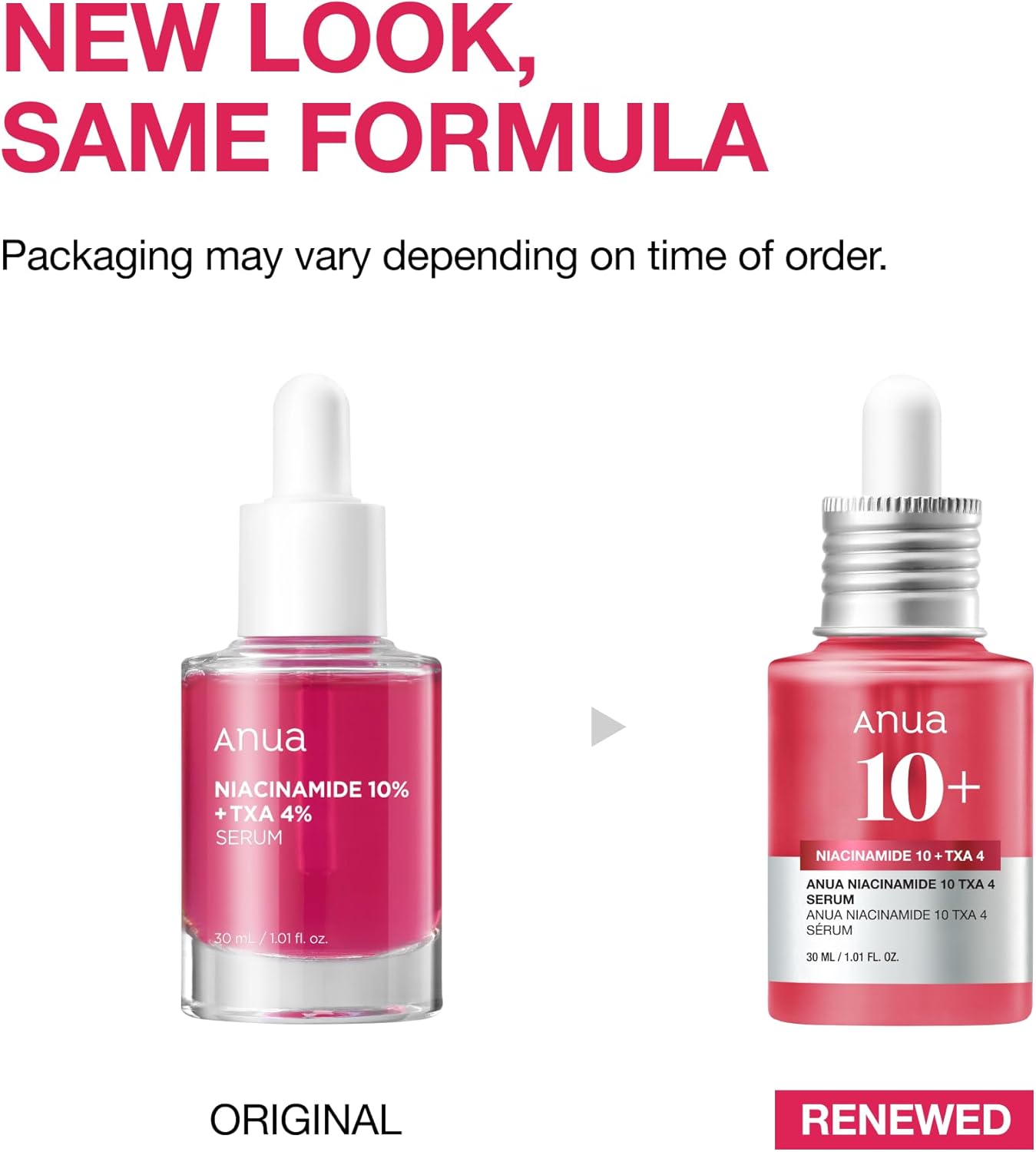 Anua - Niacinamide 10+ TXA 4 Serum 2025 Version 30ml
