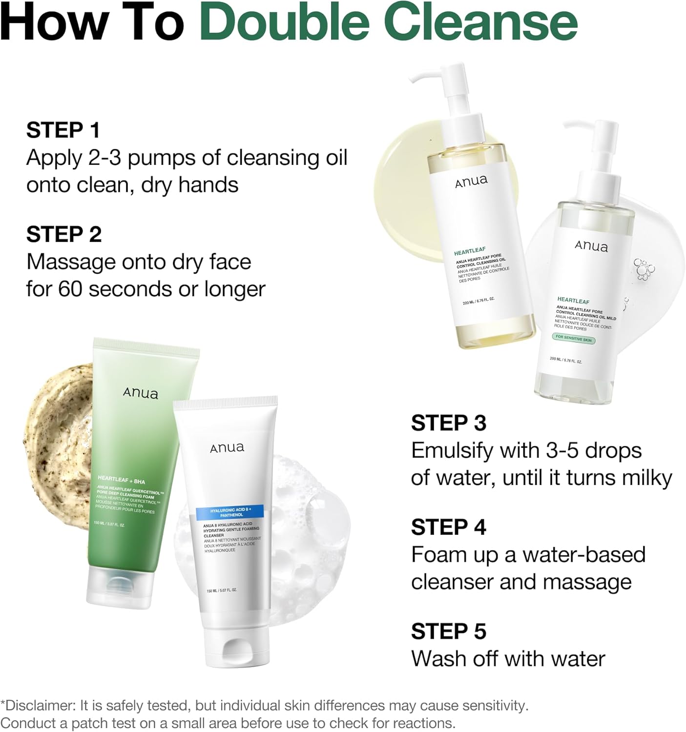 Anua - Heartleaf Pore Control Cleansing Oil Mild
