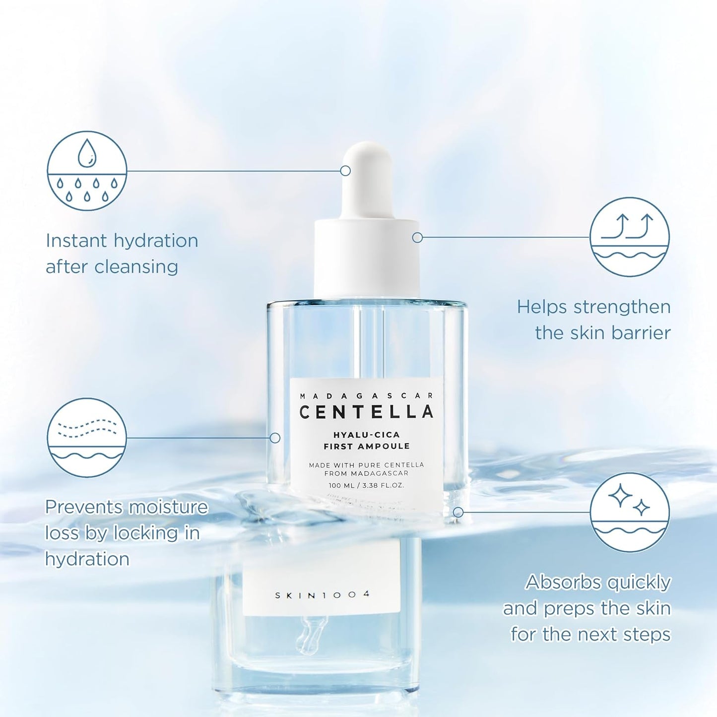 SKIN1004 Madagascar Centella Hyalu-Cica First Ampoule