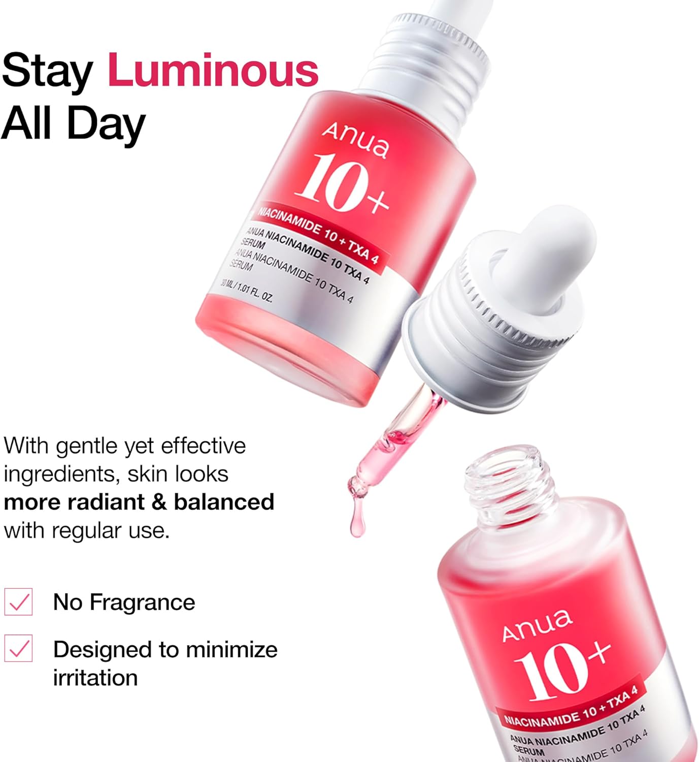 Anua - Niacinamide 10+ TXA 4 Serum 2025 Version 30ml