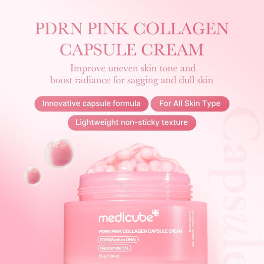 Medicube+ PDRN Pink Collagen Capsule Cream