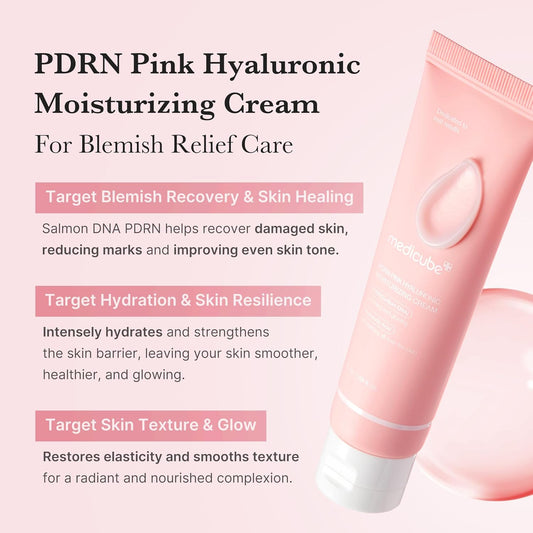 Medicube+ PDRN Pink Hyaluronic Moisturizing Cream (50ml)