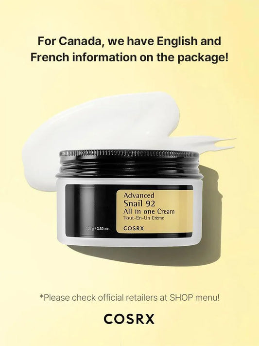 COSRX Advanced Snail 92 All in One Cream 100 g