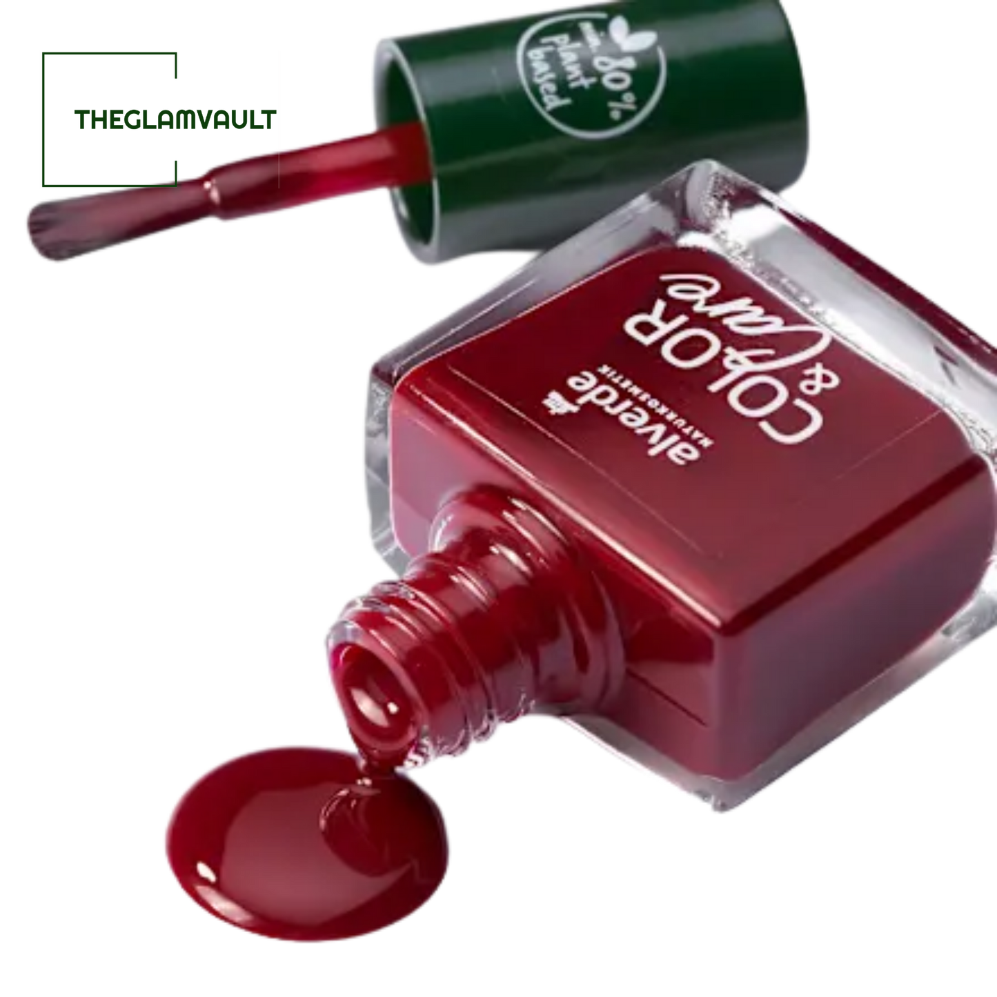 Alverde Color & Care Nail Polish 200 Red Wine