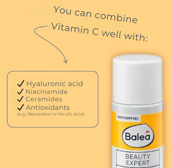 Balea Beauty Expert Vitamin C Serum-Cream, 50 ml