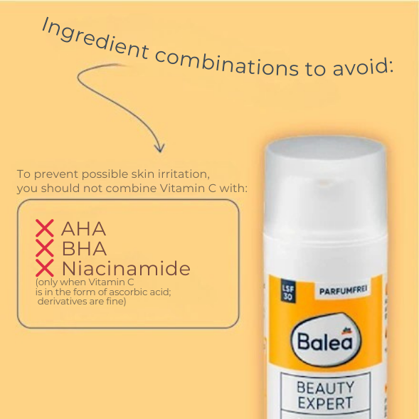 Balea Beauty Expert Vitamin C Serum-Cream, 50 ml