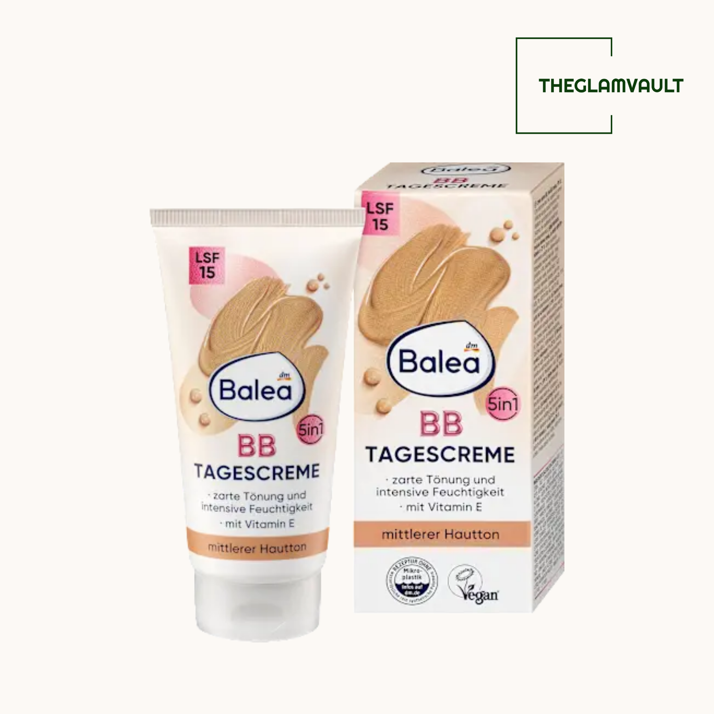 Balea BB Cream Medium Skin Tone SPF 15, 50 ml