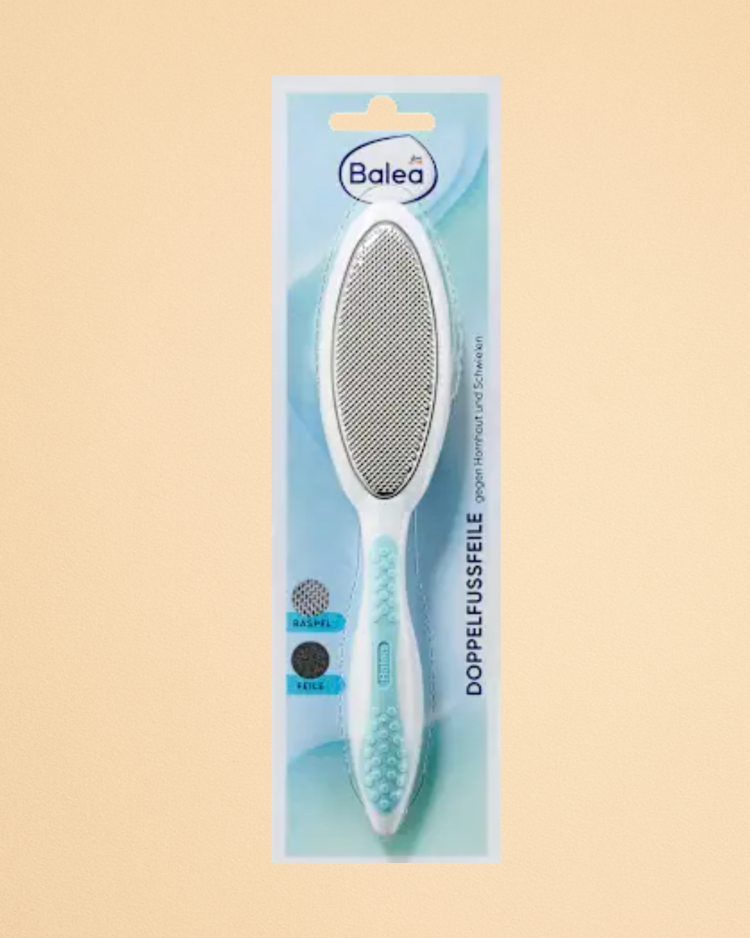 Balea Callus Remover File & Rasp, Double Foot File, 1 pc