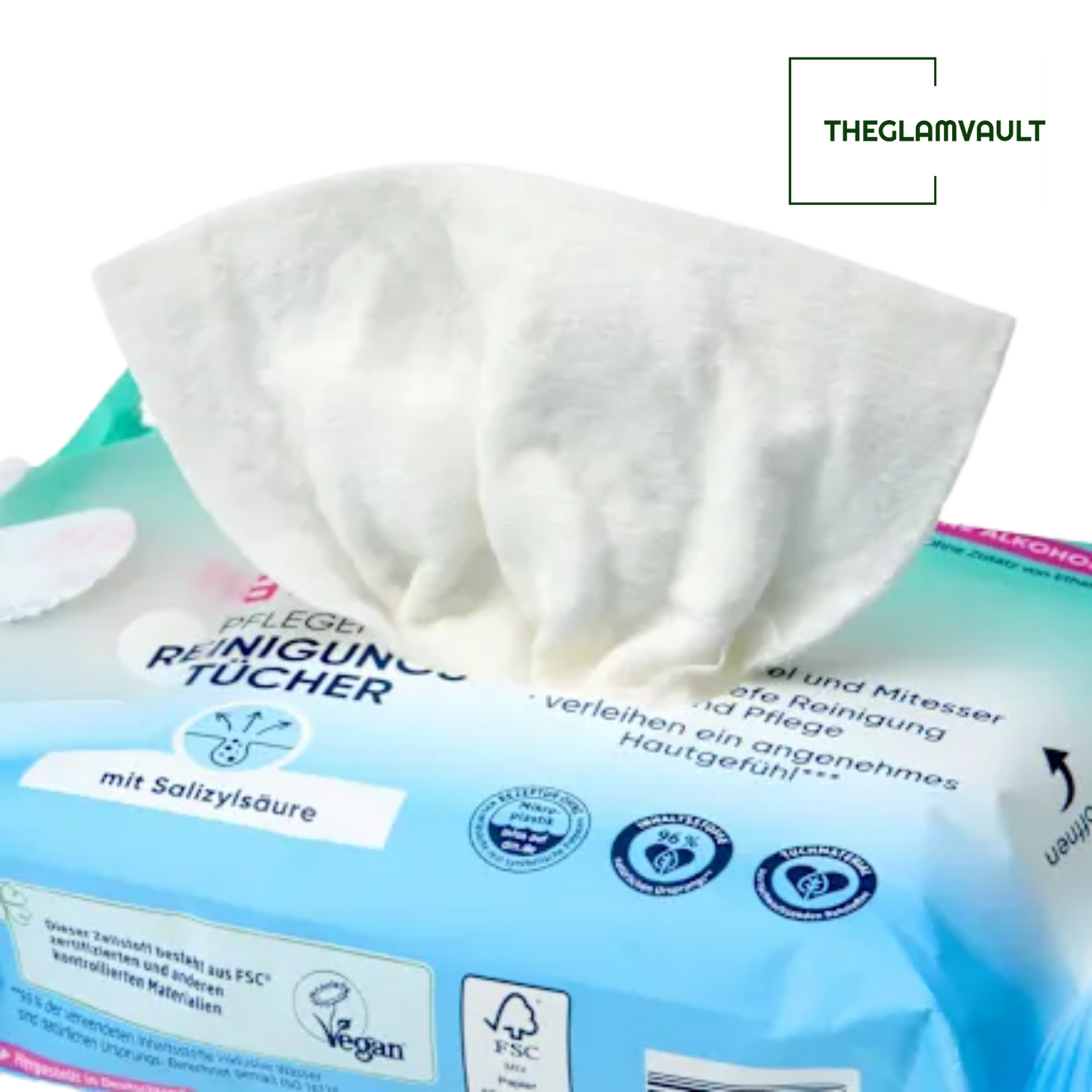 Balea Caring Cleansing Wipes Clear Skin, 25 pcs