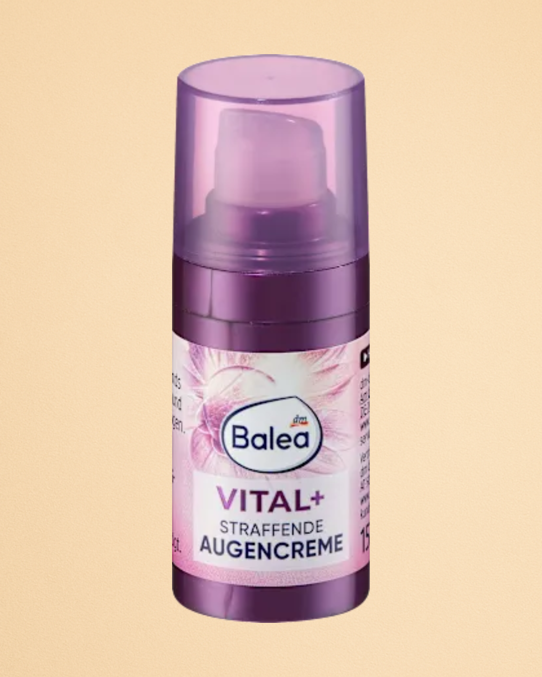 Balea Eye Cream Vital+ Firming, 15 ml