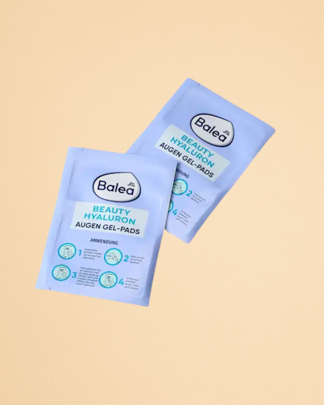 Balea Eye Gel Pads Beauty Hyaluron (3 pairs), 6 pcs
