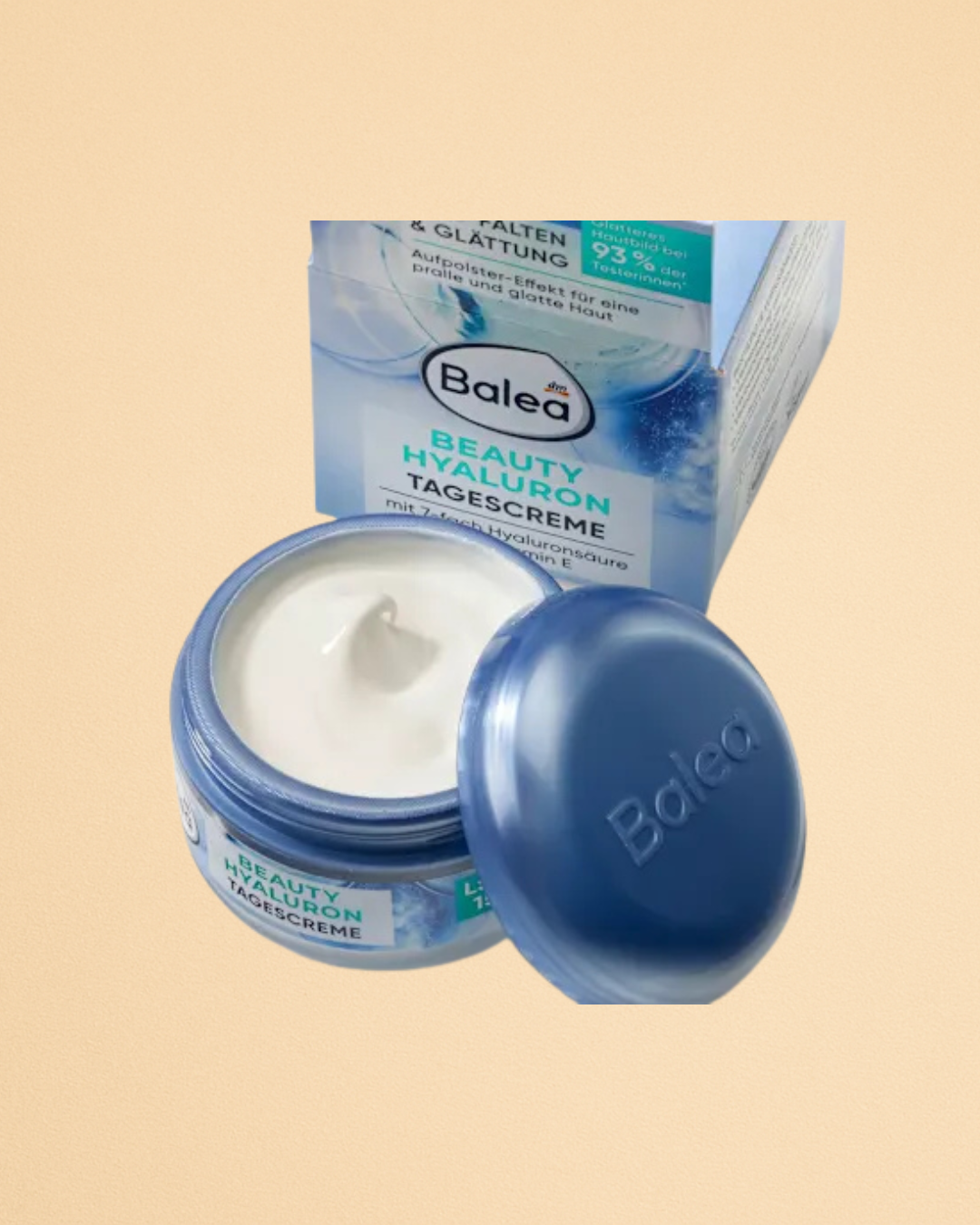 Balea Face Cream Anti-Wrinkle Beauty Hyaluron SPF 15, 50 ml