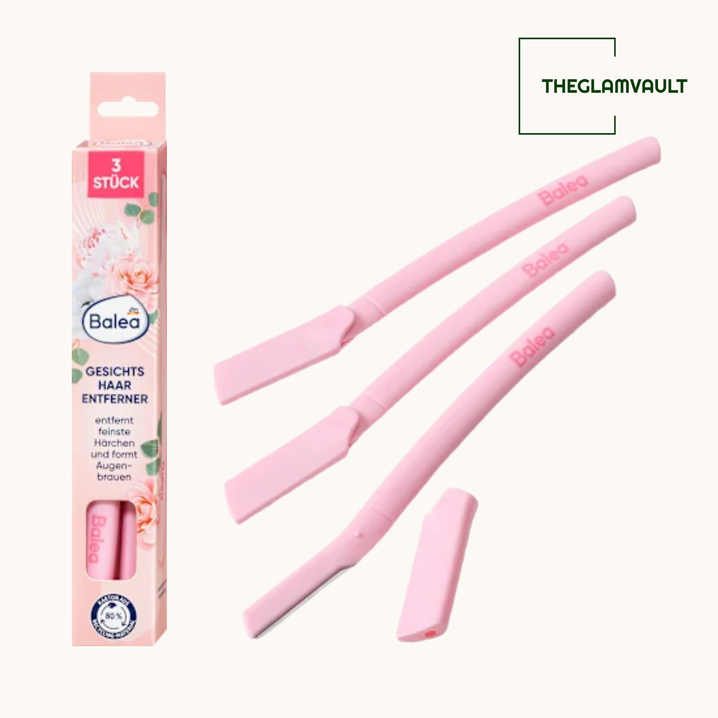 Balea Facial Hair Remover, 3 pcs
