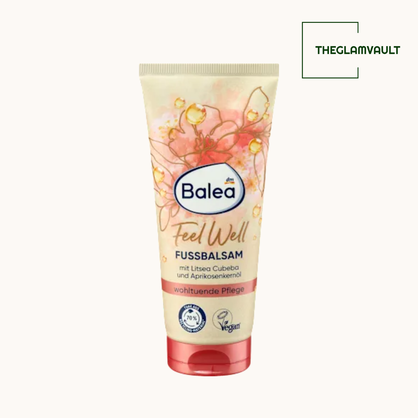 Balea Feel Well Foot Balm Litsea Cubeba, 100 ml