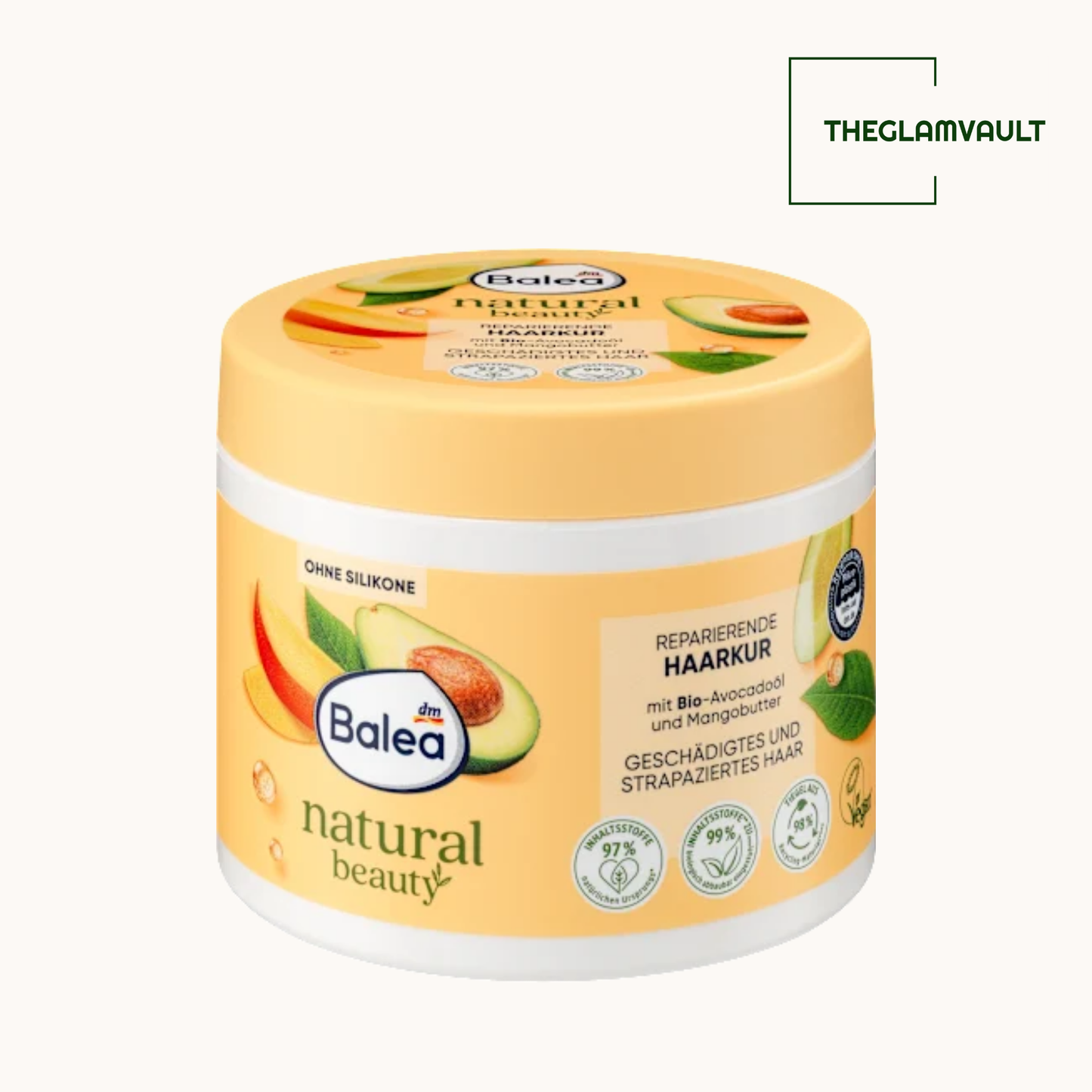 Balea Hair Mask Natural Beauty Repairing, 300 ml