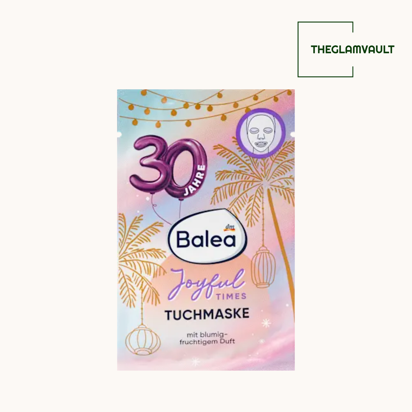 قناع باليا جويفول تايمز الورقي بمناسبة مرور 30 عامًا، قطعة واحدة