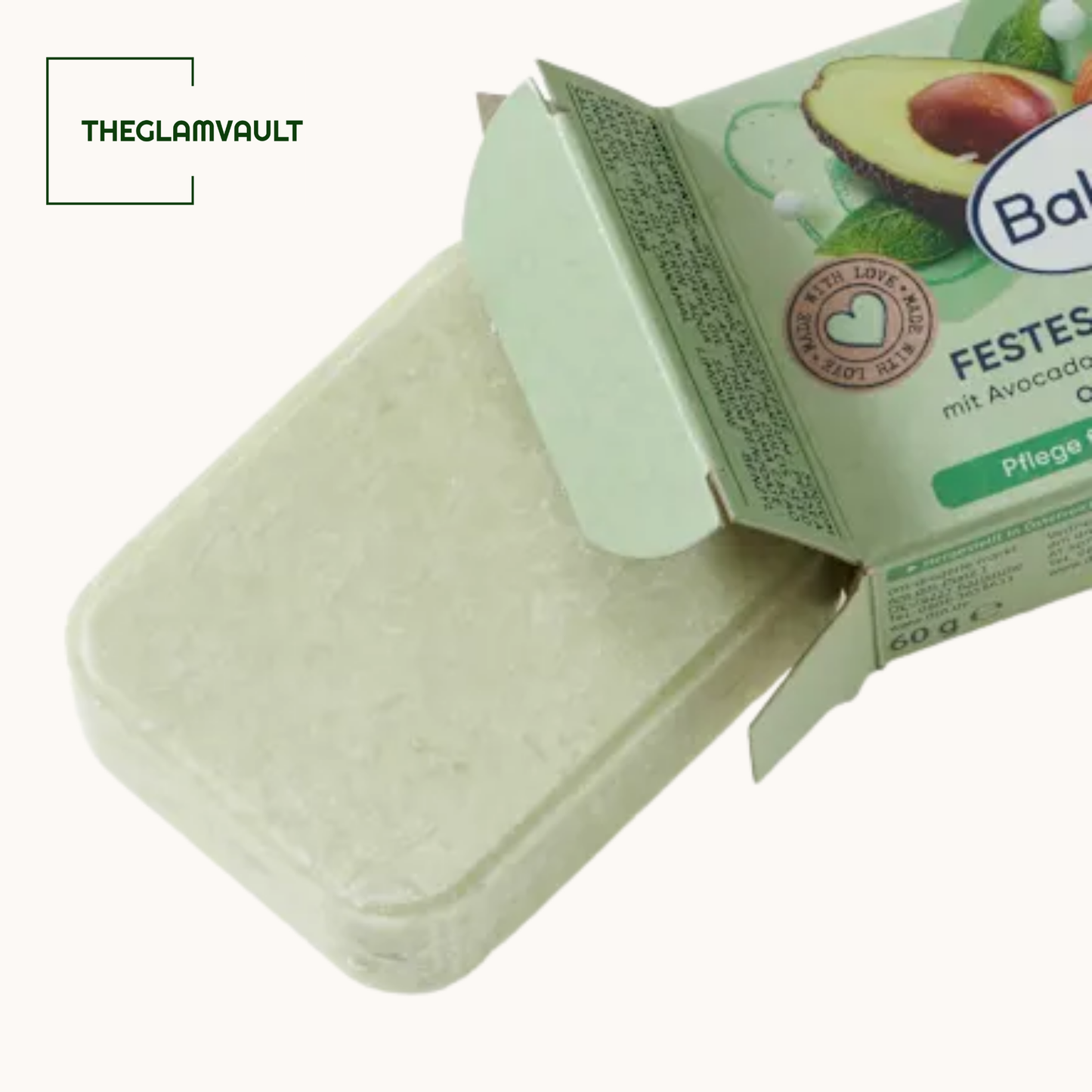 Balea Solid Shampoo Avocado & Almond Milk, 60 g