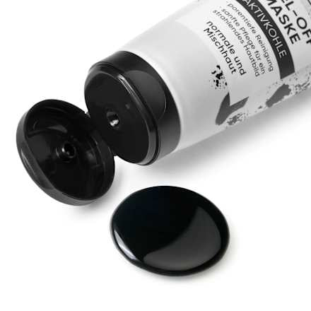 Balea Face Mask Peel-Off with Activated Charcoal, 100 ml