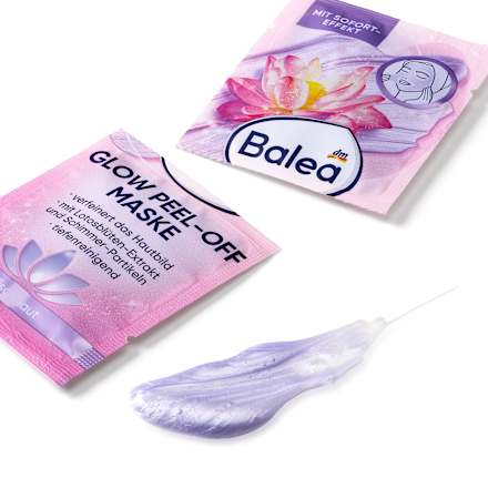 Balea Glow Peel-Off Mask (2x8 ml), 16 ml