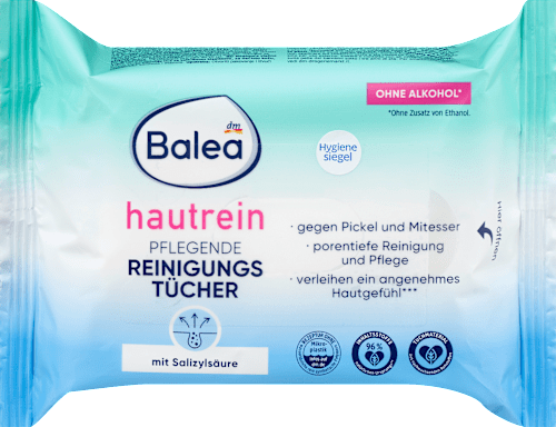 Balea Caring Cleansing Wipes Clear Skin