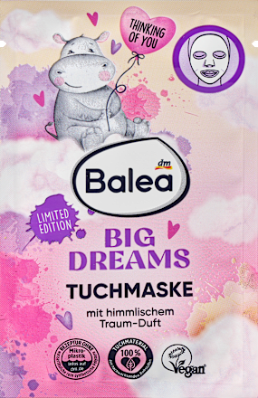 Balea Sheet Mask Big Dreams, 1 pc