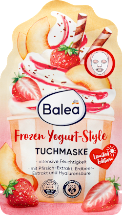 Balea Frozen Yogurt-Style Sheet Mask, 1 pc