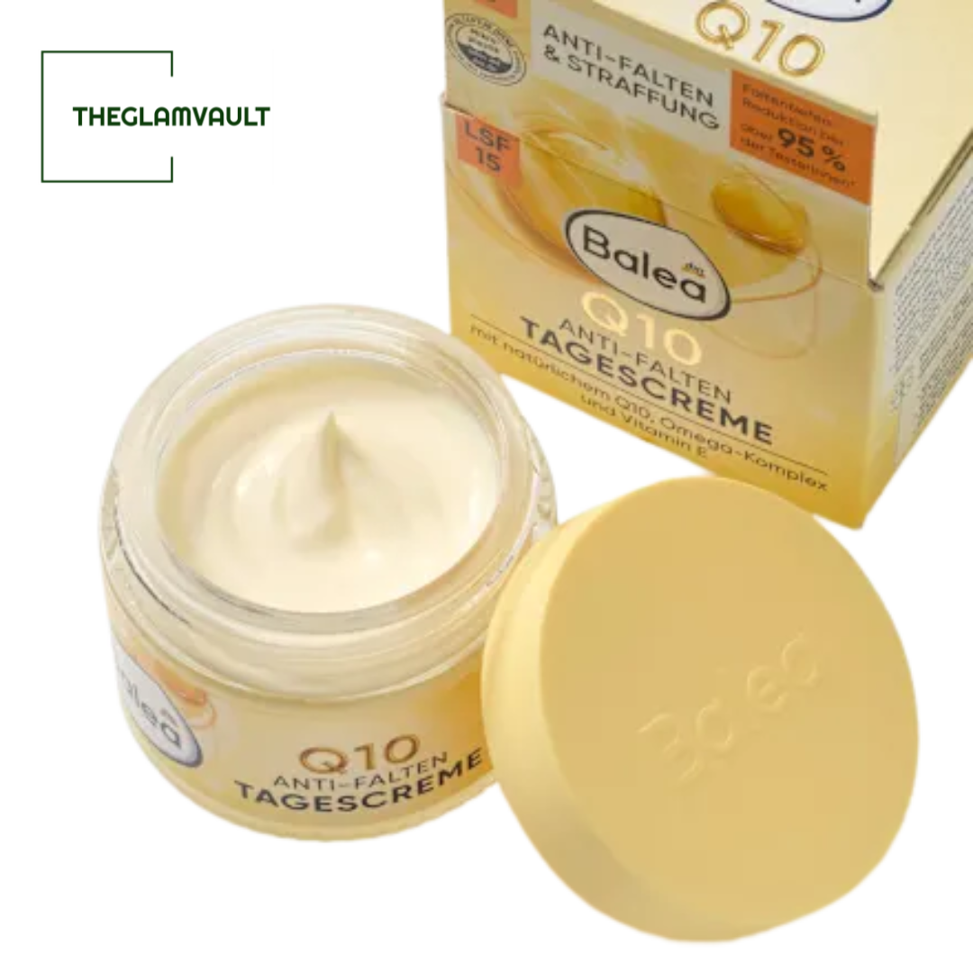 Balea Q10 Anti-Wrinkle Protective Face Cream LSF15, 50 ml