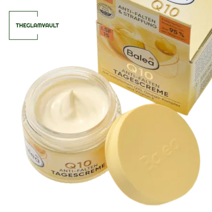 Balea Q10 Anti-Wrinkle Protective Face Cream LSF15, 50 ml