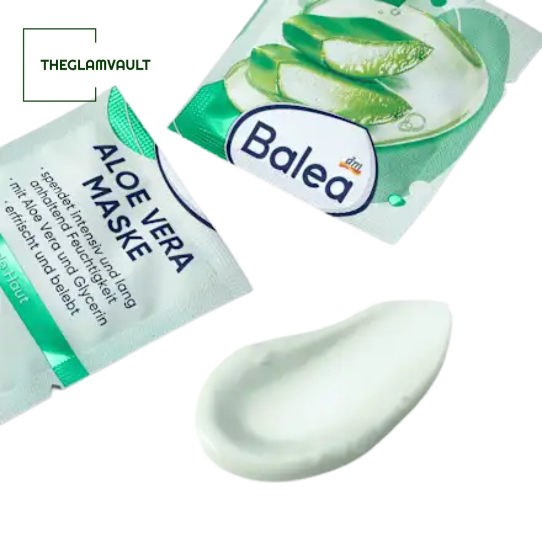 Balea Aloe Vera Face Mask (2x8 ml), 16 ml