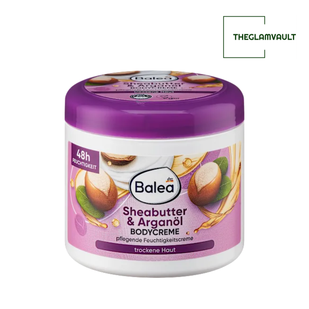 Balea Body Cream Shea Butter & Argan Oil, 500 ml