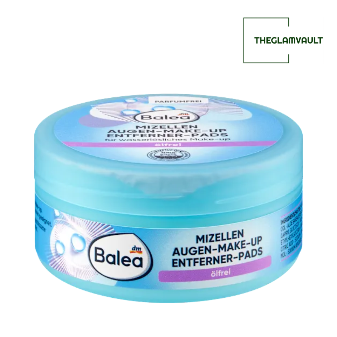 Balea Oil-Free Eye Make-Up Remover Pads, 50 pcs