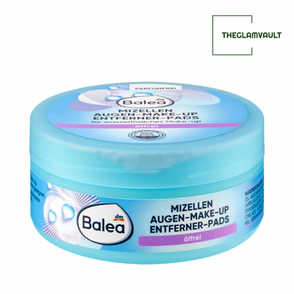 Balea Oil-Free Eye Make-Up Remover Pads, 50 pcs