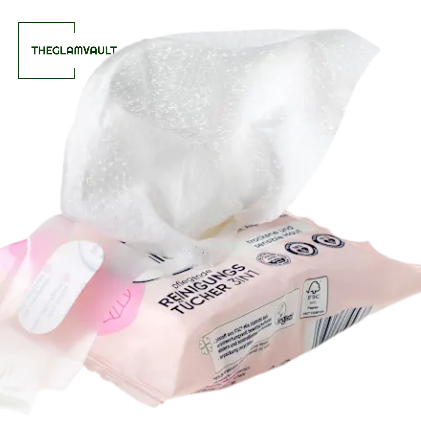 Balea 3in1 Caring Makeup Remover Wipes, 25 pcs