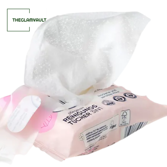 Balea 3in1 Caring Makeup Remover Wipes, 25 pcs