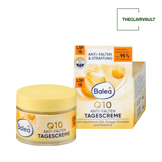 Balea Q10 Anti-Wrinkle Protective Face Cream LSF15, 50 ml