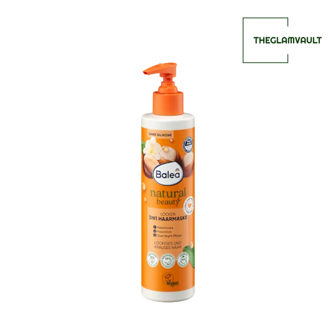 Balea 3in1 Hair Mask Natural Beauty Curls, 250 ml