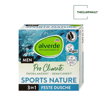 Alverde MEN Sports Nature Solid Shower Bar 3in1 75g