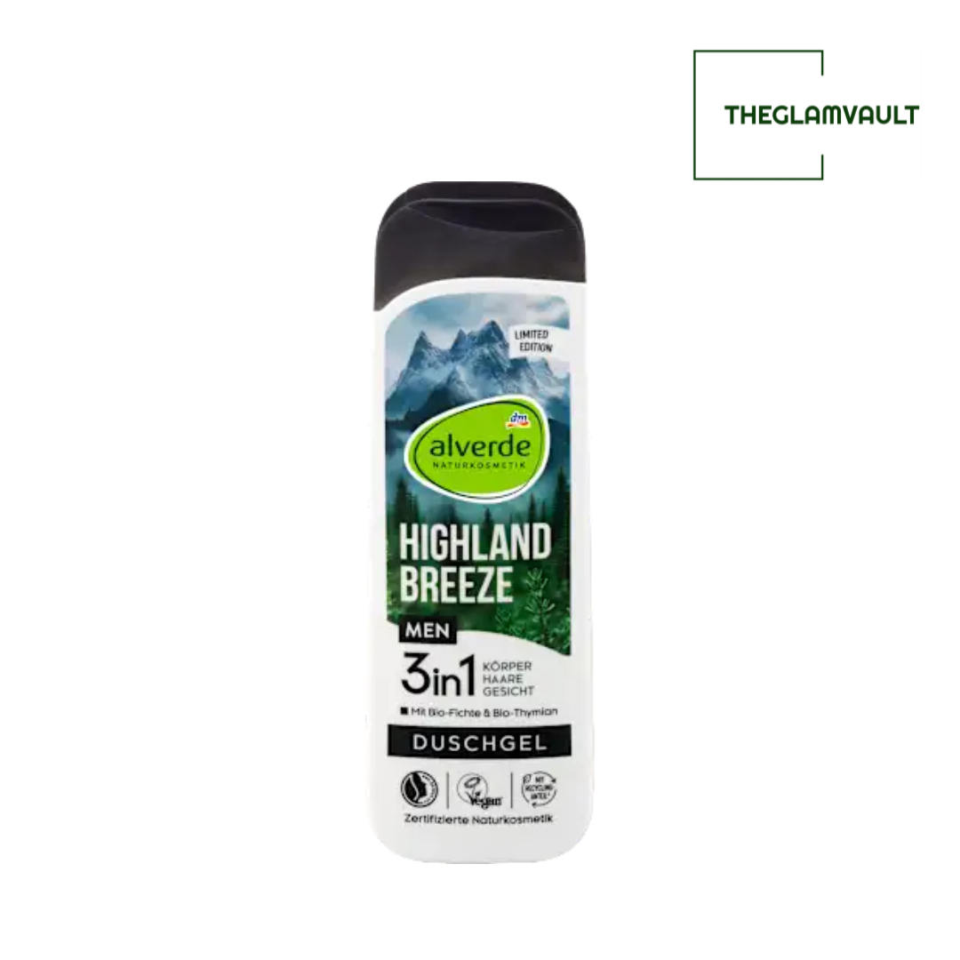 Alverde MEN Highland Breeze 3in1 Shower Gel 250ml