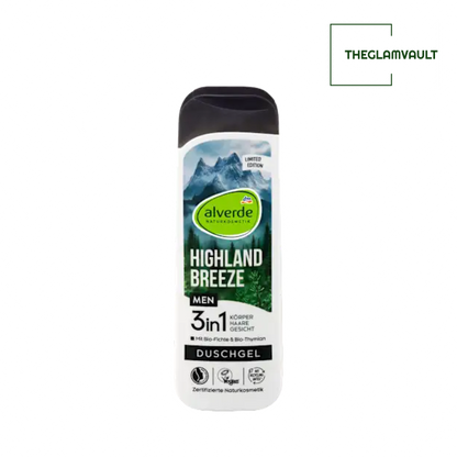 Alverde MEN Highland Breeze 3in1 Shower Gel 250ml