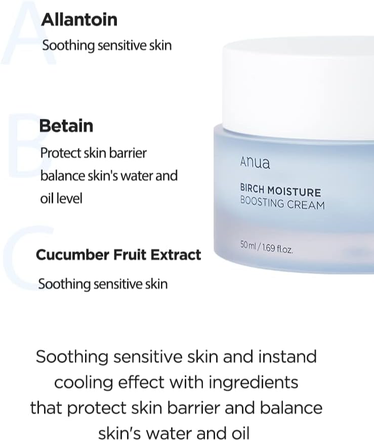 Anua - Birch Moisture Boosting Cream 50ml