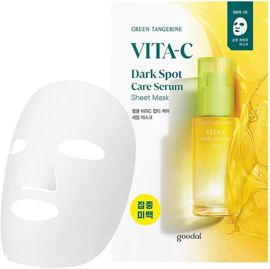 Goodal Green Tangerine Vita C Dark Spot Care Serum Sheet Mask 1pc