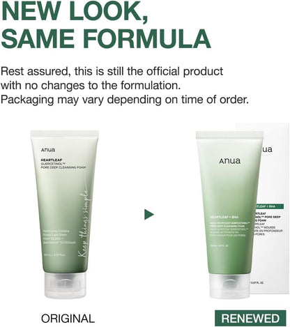 Anua - Heartleaf Quercetinol Pore Deep Cleansing Foam 150ml