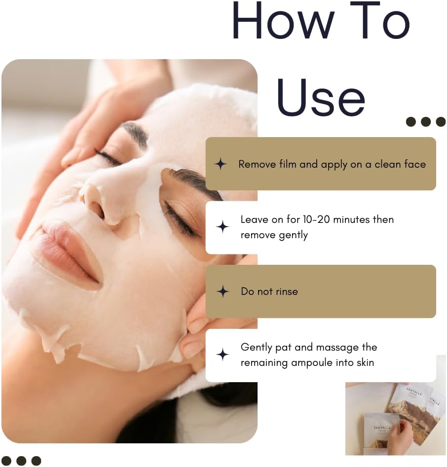 SKIN1004 Madagascar Centella Watergel Sheet Ampoule Mask